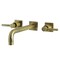Kingston Brass KS6023DL Wall Mount Tub Faucet, Antique Brass KS6023DL - alternate 1